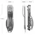 Juego de cubiertos multifuncionales, vajilla plegable portátil para acampar, cuchillo de acero inoxidable, tenedor, cuchara, abrelatas, equipo para exteriores. - comprar en línea