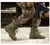 Imagen de Botas de combate para el desierto para hombre, zapatos de senderismo de cuero para actividades al aire libre, botas para trabajo de caza, botines.