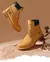 Botas altas de cuero para hombre y mujer, zapatos de alta calidad, zapatillas de deporte para exteriores, botines antideslizantes con cordones. en internet