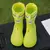 Botas de lluvia impermeables de color sólido para niño y niña, zapatos de agua duraderos antideslizantes, cómodos para el día lluvioso, Outdoor, Unisex. en internet