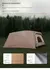 Tienda de campaña doble a prueba de lluvia para exteriores, equipo de camping nocturno para 4-10 personas, dos habitaciones y una sala, refugio de acampar. - tienda en línea