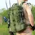 Mochila de pesca táctica, bolsa para aparejos con soportes para caña, almacenamiento de equipo de pescado, Molle, Camping, senderismo, bolsa multifuncional al aire libre.
