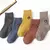5 pares de calcetines cálidos de felpa para niños, calcetines de algodón gruesos de felpa para otoño e invierno, calcetines para niños de 1 a 12 años.