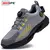 Nuevos zapatos de seguridad con botón giratorio para hombre, zapatos de trabajo antiimpacto y antiperforación, calzado deportivo de moda para hombre y seguridad profesional.