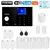 Imagen de Sistema de alarma inalámbrico WIFI GSM, sistema de alarma de seguridad antirrobo para el hogar, Control por aplicación Tuya, sirena, Detector de movimiento, Sensor de humo PIR.