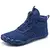 Imagen de Nuevas botas de invierno para padres e hijos, botas de nieve para hombes y mujeres, zapatillas de deporte informales de piel cálida, antideslizantes para exteriores, botines para niños y niñas.