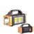 Linterna LED recargable Solar de alta potencia, luz portátil multifuncional con luz lateral, linterna impermeable para acampar y pescar.