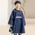 Capa impermeable, chubasquero para niños estilo capa, mochilas escolares, versión coreana avanzada, poncho impermeable para niños. - comprar en línea