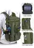 Mochila de pesca táctica, bolsa para aparejos con soportes para caña, almacenamiento de equipo de pescado, Molle, Camping, senderismo, bolsa multifuncional al aire libre.