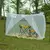 Espaciosa mosquitera portátil blanca para acampar al aire libre y protección de dormitorios interiores. - comprar en línea