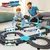 Juego de juguetes de vía férrea eléctrica, doble Control remoto, pista de carrreras de coches, circuito Autorama, juguete para niños y niñas, regalo navidad. - tienda en línea