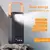 Xiaomi Banco de energía de energía solar mAh, luz para acampar al aire libre, banco de energía de gran capacidad, banco de energía desmontable de cuatro cables.