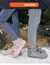 Botas de nieve y lluvia para niños y niñas, zapatillas con punta ancha y aislamiento de invierno, zapatos forrados de piel impermeables para niños y niñas, zapatillas de deporte para exteriores para clima frío.