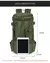 Mochila de pesca táctica, bolsa para aparejos con soportes para caña, almacenamiento de equipo de pescado, Molle, Camping, senderismo, bolsa multifuncional al aire libre.