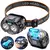 Potente linterna frontal LED IPX4, linterna frontal de emergencia impermeable, linterna frontal LED XPE de 250LM, 500mAh para pesca al aire libre, Camping y senderismo. - comprar en línea