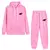 Sudaderas con capucha y pantalones de alta calidad para mujer, traje deportivo informal diario para correr, traje para el aire libre. - comprar en línea