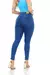 Jeans jeans skinny de mulher, calça azul claro levanta bumbum - comprar online