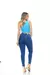 Jeans jeans skinny de mulher, calça azul claro levanta bumbum - Achei Ofertas