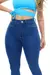 Jeans jeans skinny de mulher, calça azul claro levanta bumbum - loja online