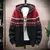 Novo inverno xadrez camisola com capuz cardigan casaco frio lã com zíper jaque na internet