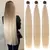 Osso feixes de cabelo reto salão de beleza extensões de cabelo fibras naturais