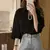 Um bolso solto blusa, em torno do pescoço roupas de renda, sentido dobrado cami - comprar online