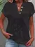 Verão casual camisa com decote em v blusa feminina moda branco jacquard camisas - loja online