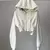 Tops de corte para mulheres, cintura fina, zíper dobrado, jaquetas casuais, mol - comprar online