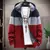 blusa casaco cardigan jaqueta masculina velo zíper suéteres veludo contrast - comprar online