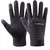 Luvas impermeáveis Full Fingers Fleece, preto, quente, tela de toque, esportes na internet