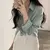 Imagem do Camisa da moda coreana para mulheres, blusa anti-UV, streetwear simples, camisa