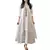 Imagem do Anself primavera moda feminina casual vestido solto cor sólida manga longa vest