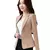 Mulheres cor sólida formal fino blazers mangas compridas streetwear primavera o - loja online