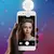 10 led anel de luz para o telefone móvel, lâmpada portátil, 3-stop escurecime na internet