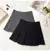 Cinza de cintura alta mini vestido para mulher magro versátil anti-exposição - comprar online