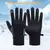 Imagem do Luvas impermeáveis Full Fingers Fleece, preto, quente, tela de toque, esportes
