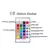Imagem do 16 núcleos rgb lâmpada led multicolorida e27 220v iluminação doméstica regu