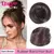 Cabelo sintético coque mulher em linha reta updo laço de cabelo elástico de b na internet