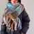cachecol inverno grosso quente cachecol feminino cashmere xale e envoltórios pashmi - comprar online