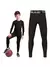 HOPLYNN Leggings pretas elásticas de alongamento para meninos, calças de molet - comprar online