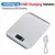 Balança digital de cozinha, 5kg/10kg, display lcd, aço inoxidável, balança e na internet