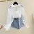 Imagem do Camisas transparentes e finas à prova de sol para mulher, streetwear retrô, férias casuais, praia com todas as partidas, moda jovem, verão