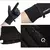 Luvas impermeáveis Full Fingers Fleece, preto, quente, tela de toque, esportes na internet