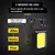 Lanterna LED recarregável Mini USB, Lâmpada portátil, 3 modos, Kit