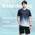 Roupas de fitness masculinas de seda gelo conjunto de roupas esportivas de secag