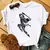 Casual disney cartoon mulan impressão gráfica das mulheres camiseta 90s blusas - loja online