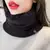 Moda feminina cachecol de malha sólida cashmere como inverno snood cachecóis s - Achei Ofertas