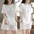 Conjunto de duas peças feminino para o verão na moda roupa feminina com bolso na internet