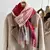 2023 quente xadrez cashmere xale poncho cachecol de inverno luxo impressão cobe - Achei Ofertas