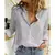 Blusa Feminina de Botão de Linho de Manga Longa Solta, Camisas Estampadas Flora na internet